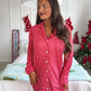 PREORDER: Long Sleeve Sleep Dress in Tied in Tinsel // eta lave Nov - early December
