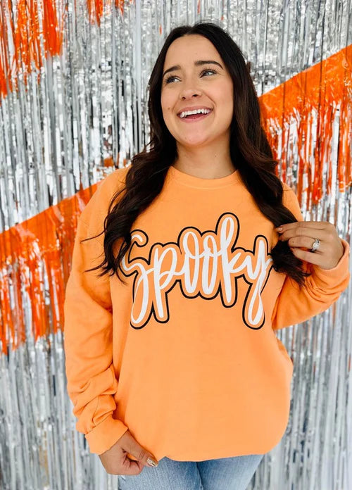 PREORDER: SPOOKY Double Print Sweatshirt