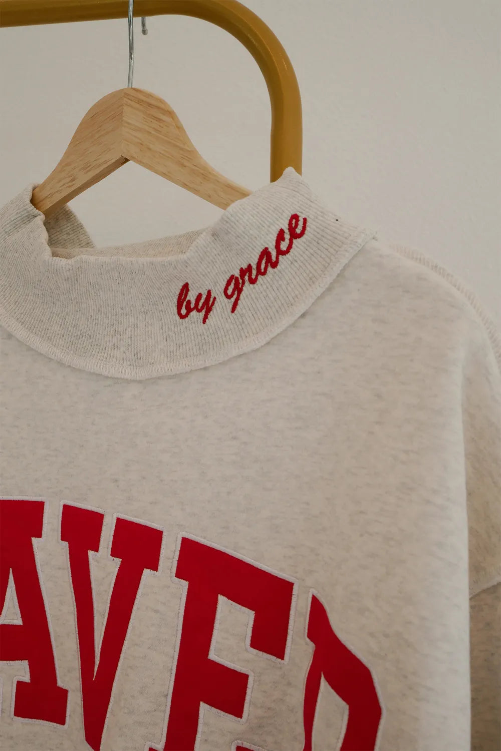 SHIPS FREE TODAY // Saved by Grace Mock Neck Sweatshirt