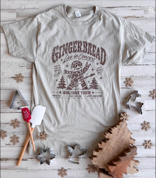 Gingerbread Concert Tee - Tan