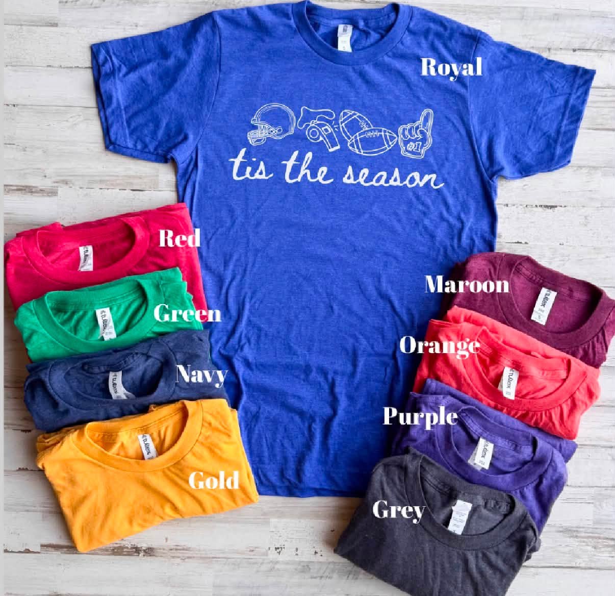 PREORDER: Tis the Season Football Tee  // ships in about 2 weeks