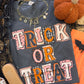 PREORDER: Trick or Treat Patchwork Tee // Ships in 1-2 weeks