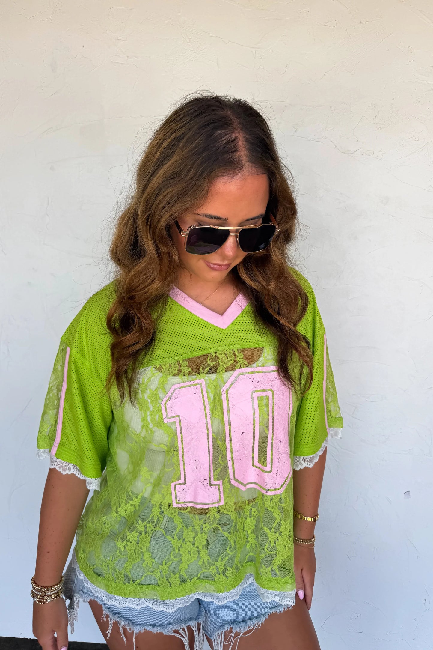 PREORDER: Bleacher Babe Lace Jersey  // eta September