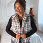 PREORDER: Puffer Vest in Plaid Tidings // eta early December