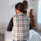 PREORDER: Puffer Vest in Plaid Tidings // eta early December