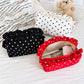 Custom Polka Dot Ruffle Zipper Bag