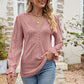 Eyelet Lace Long Sleeve Top