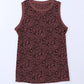 Printed Round Neck Tank