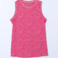 Printed Round Neck Tank