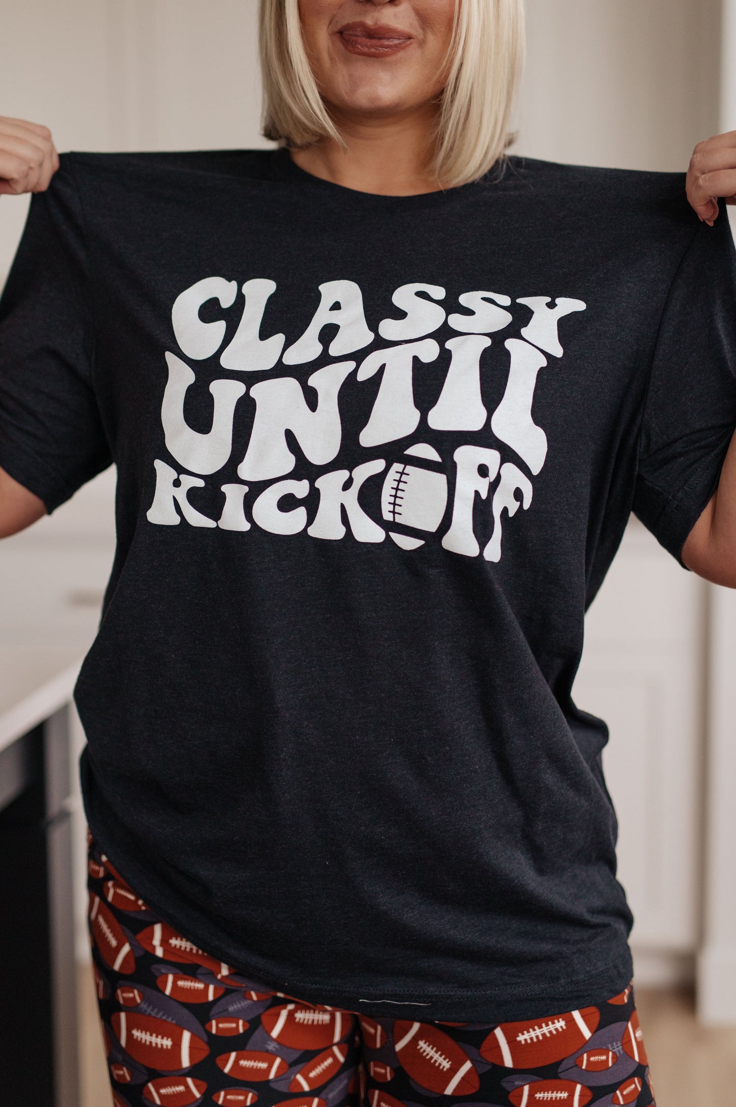 Classy Until Kickoff Tee [in stock]