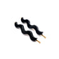Sleek Waves Hair Clip in Black